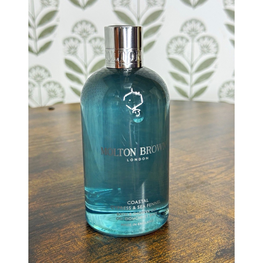 Molton Brown Coastal Cypress & Sea Fennel Bath & Shower Gel, 10 fl oz NEW